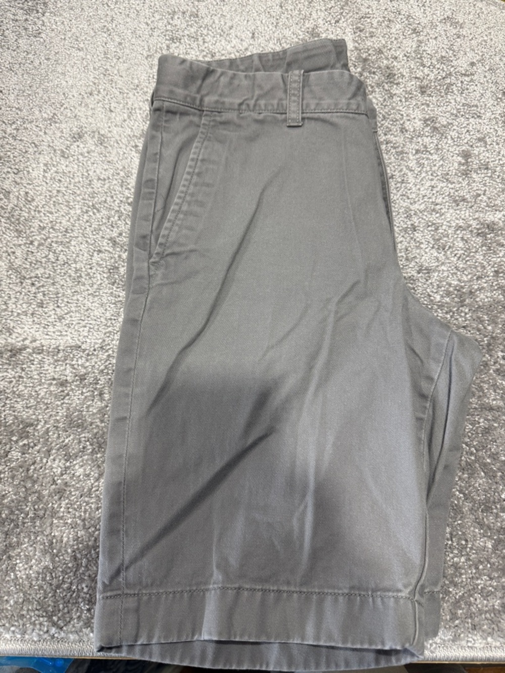EUC CREWCUTS Boys chino grey size 16 shorts with an elastic belt on the inside.